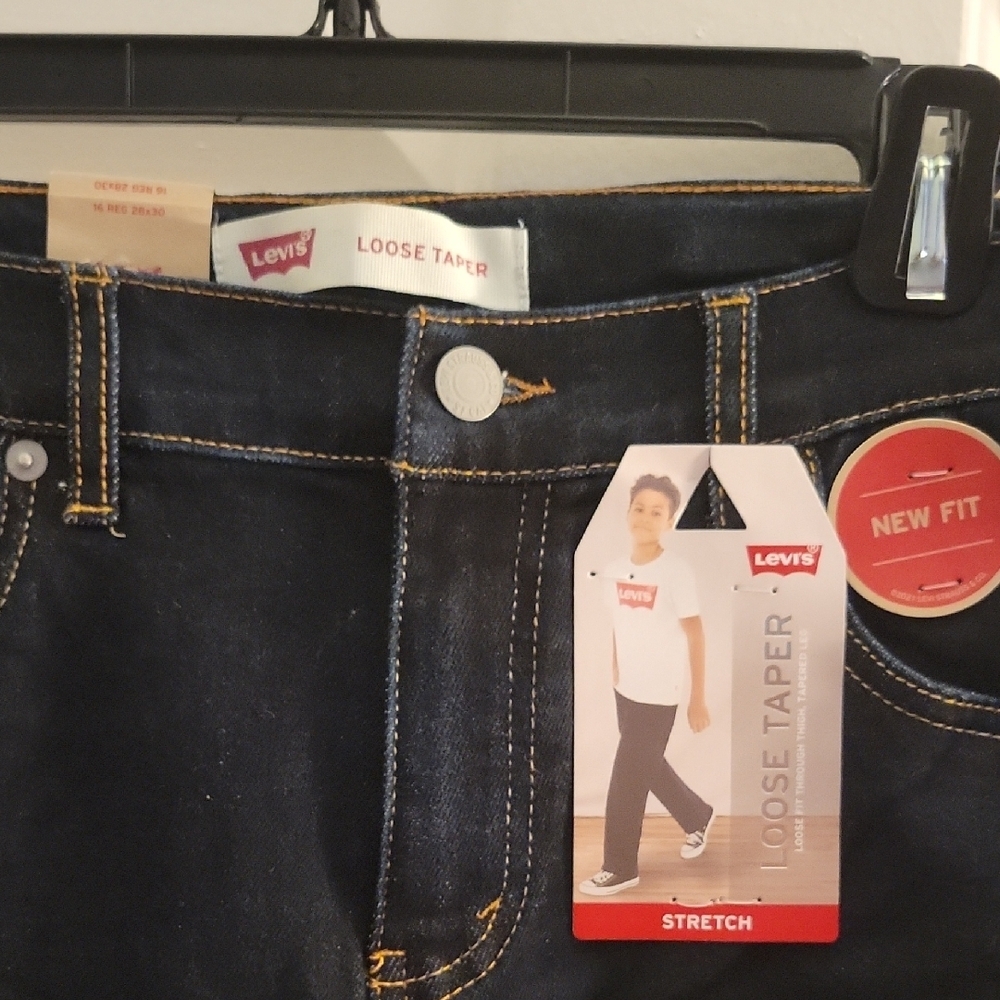 Levi's Kids Navy Blue Jeans - Picture 2 of 3